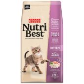 Kitten Nutribest κοτόπουλο & ρύζι 2kg