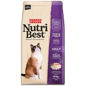 Γάτας κροκέτα Nutribest chicken rice 15kg